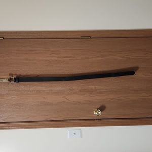 👖● H&M ● Black Leather Belt Size Men's 38